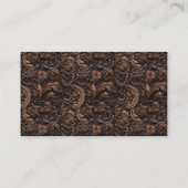 レザールック柄の名刺 名刺 (裏面)