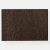 レザールック漁師ダーク ゲストブック (裏面)