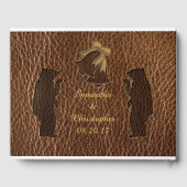 レザールック結婚ズ ゲストブック (裏面)