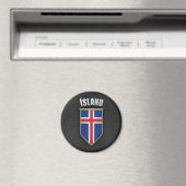 レザールック高品質のアイスランド マグネット (インサイチュ (食洗機))