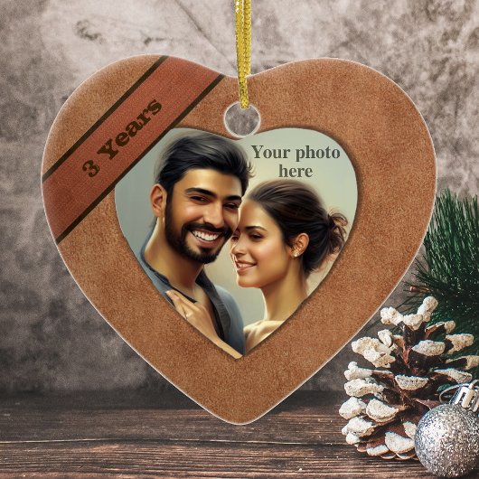 レザールック3周年記念:写真の追加 セラミックオーナメント