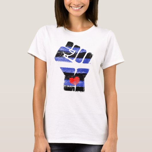 レザーレジストフィスト Tシャツ (正面)