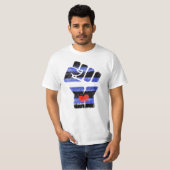 レザーレジストフィスト Tシャツ (正面フル)