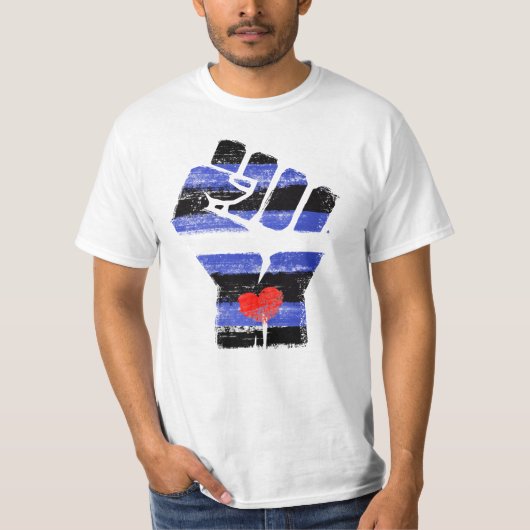 レザーレジストフィスト Tシャツ (正面)