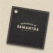 レザーワーカークラフトブラック フェイバータグ