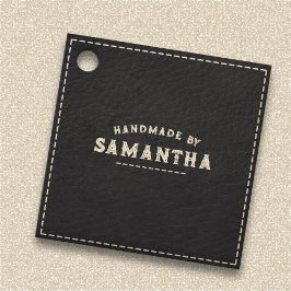 レザーワーカークラフトブラック フェイバータグ