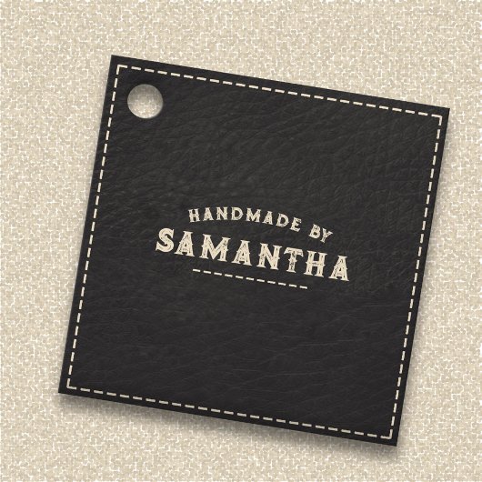 レザーワーカークラフトブラック フェイバータグ