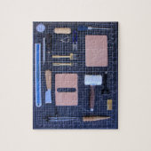 レザーワーカーツールキット – 8x10 - 110個 ジグソーパズル (縦)