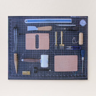 レザーワーキングツールキット – 16x20 - 520個。 ジグソーパズル