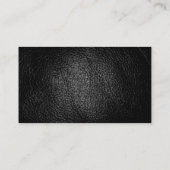 レザー効果魅力的トレンディーシックな名刺 名刺 (裏面)