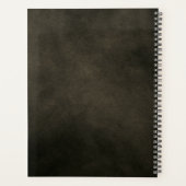 レザー動揺して金ゴールドモノグラムアポイントメント本 プランナー手帳 (裏面)