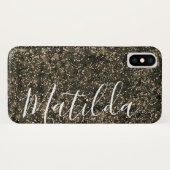 レザー名パーソナライズされたスクリプト Case-Mate iPhoneケース (裏面(横))