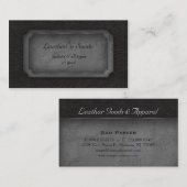 レザー名刺'nスエードグレー 名刺 (正面/裏面)