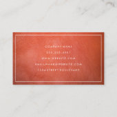 レザー実在エテート |不動産仲介業者エージェント 名刺 (裏面)