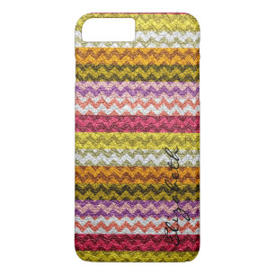レザー数々のカラーのシボストライプロンのパターン#5 iPhone 8 PLUS/7 PLUSケース