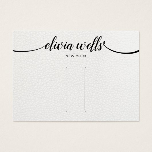 レザー書道ヘアクリップバレットディスプレイ (正面)