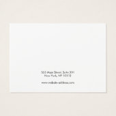 レザー書道ヘアクリップバレットディスプレイ (裏面)