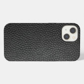 レザー模様の電話ケース、Apple iPhone 13、Tufg iPhoneケース (裏面横)