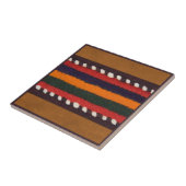 レザー素朴スフェイクエスニックストライプボホウェスタン タイル (側面)