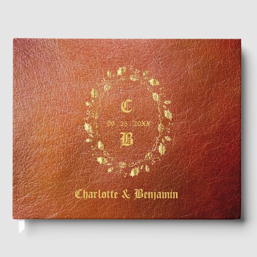 レザー素朴結婚ズ ゲストブック (正面)