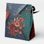 レザー芸術的テクスチャアートデザイン フェイバーボックス (裏面サイド)