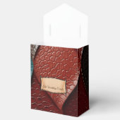 レザー芸術的テクスチャアートデザイン フェイバーボックス (オープン)