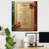 レザー芸術的テクスチャアートデザイン ポスター (ホームオフィス)