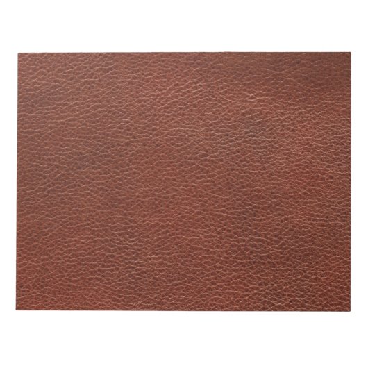 レザー11インチx 8.5インチメモ帳 – 40ページ ノートパッド (正面)