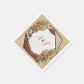 レザー&スエードテクスチャアートナプキンス スタンダードカクテルナプキン (角)