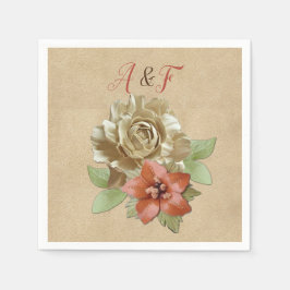 レザー&スエードテクスチャアートナプキンス スタンダードカクテルナプキン