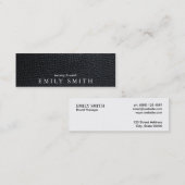 レザー スキニー名刺 (正面/裏面)