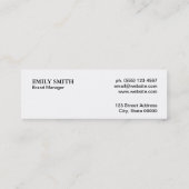 レザー スキニー名刺 (裏面)