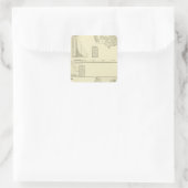 レザー スクエアシール (バッグ)