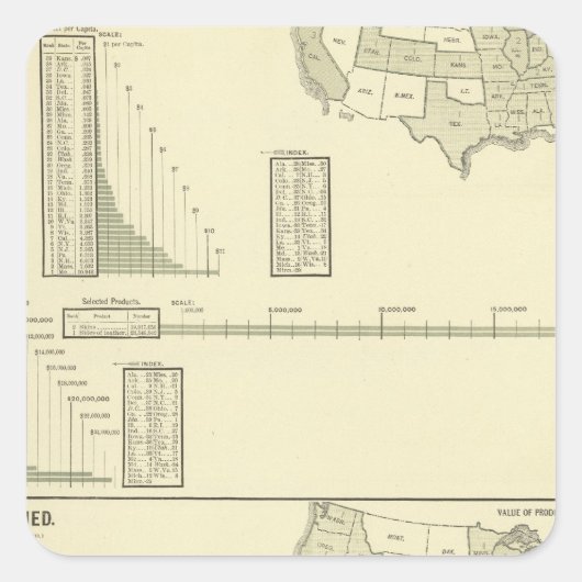 レザー スクエアシール (正面)