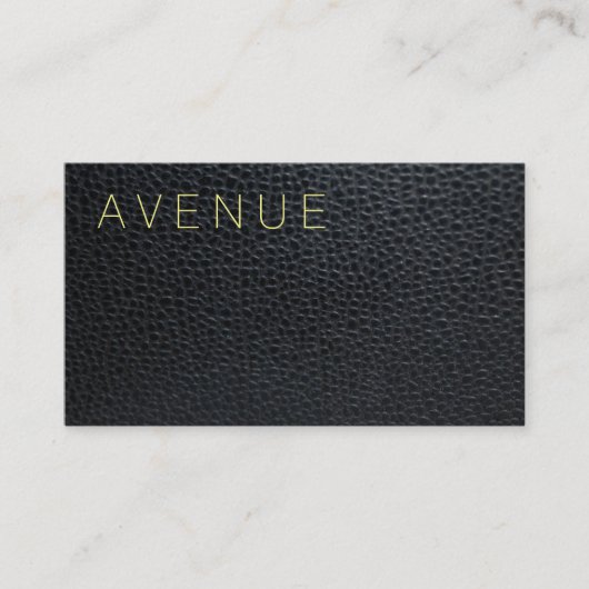 レザー/タイモダンプ 名刺 (正面)