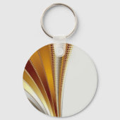 レザー – フラクタルキーチェーン キーホルダー (正面)