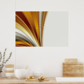 レザー – フラクタルポスター ポスター (キッチン)