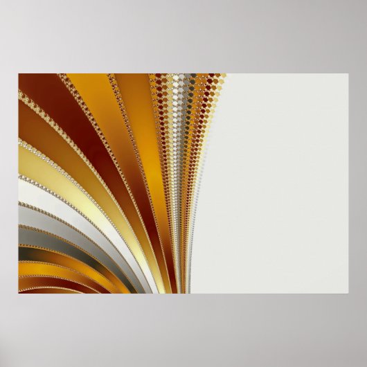 レザー – フラクタルポスター ポスター (正面)