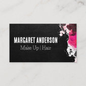 レザー |ブラッ芸術的シュカラフルー 名刺 (正面)