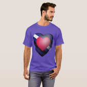 レザー プライド ハート Tシャツ (正面フル)