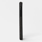 レザー&ホワイトストライプジャージー番号iPhoneケース Case-Mate iPhoneケース (裏面/左)