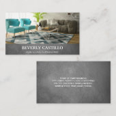 レザー | ホームインテリア 名刺 (正面/裏面)