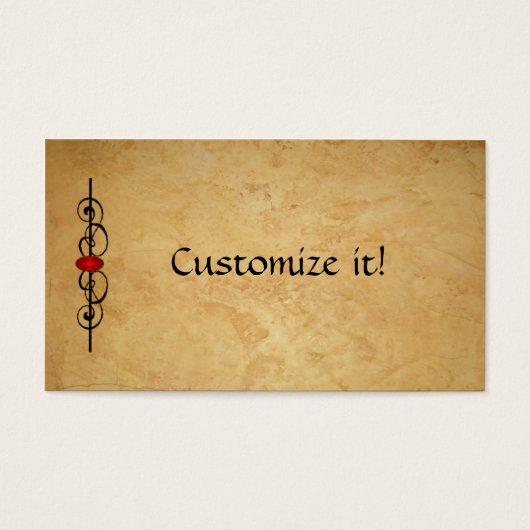 レザー&ルビーCUSTOMプロファイルカード (正面)