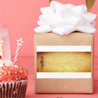 レザー&ルビーCUSTOMプロファイルカード 長方形シール