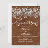 レザー&レースルックリハーサルディナー 招待状 (正面)