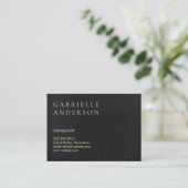 レザー | 役員 名刺 (スタンド正面)