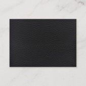 レザー | 役員 名刺 (裏面)