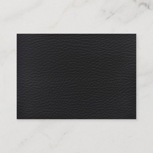 レザー | 役員 名刺 (裏面)