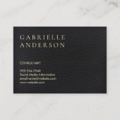 レザー | 役員 名刺 (正面)