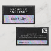 レザー |虹色レインボー液 予約カード (正面/裏面)